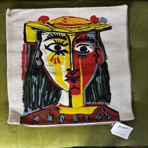 Jules Pansu 2011 Picasso cushion cover Portrait of Woman With a Hat: NWT